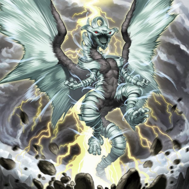 create yugioh deck Lightning, Dragon Ruler of Drafts [MYFI-EN046] Super Rare – Shuffle n Cut  Hobbies & Games main image 0