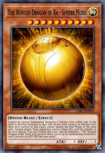 The Winged Dragon of Ra - Sphere Mode - Yu-Gi-Oh! Card - Format Library