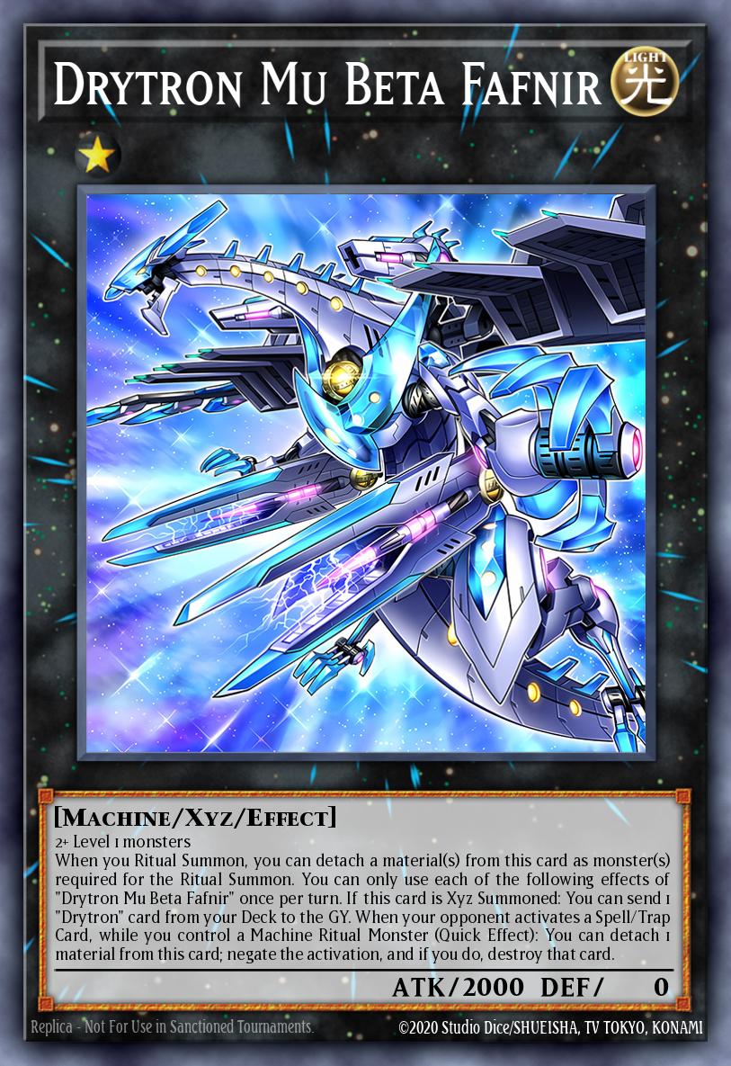 drytron cards yugioh Nova [RA04-EN097] Super Rare You can only use each effect of Drytron Nu II once per turn Drytron Fafnir