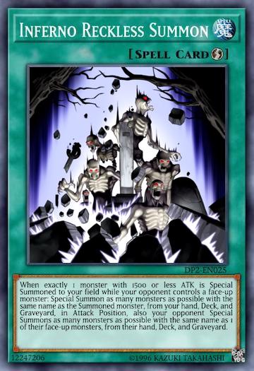 inferno yugioh card Yu-Gi-Oh! Infernity Trap TSHD-EN071, The Shining Darkness, Unlimited Edition Rare Mint / near mint condition trading card Inferno Fire Blast | Card
