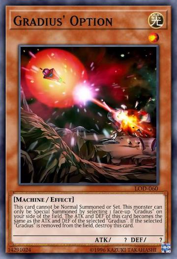 yugioh gradius cards Gradius' Option - Yu-Gi-Oh! Card