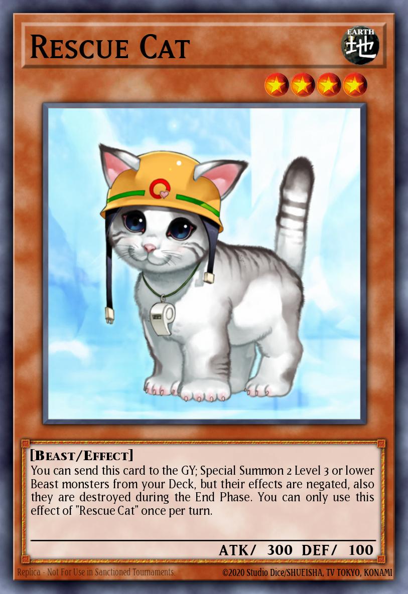 Rescue Cat - Yu-Gi-Oh! Card - Format Library Rescue Cat - Yu-Gi-Oh! Card - Format Library