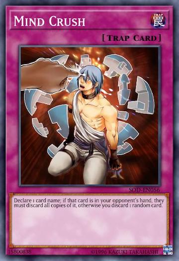 Mind Crush - Yu-Gi-Oh! Card - Format Library Mind Crush - Yu-Gi-Oh! Card - Format Library