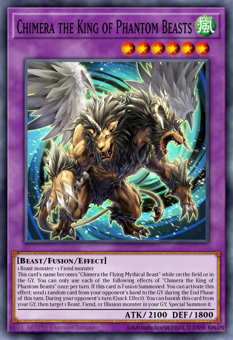 phantom beast deck yugioh Complete Custom for Yu-Gi-Oh! 2200 / 2000 Description Chimera the King of Phantom