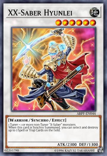 XX-Saber Hyunlei - Yu-Gi-Oh! Card - Format Library