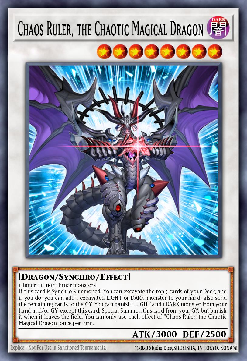 Chaos Ruler, the Chaotic Magical Dragon - Yu-Gi-Oh! Card - Format
