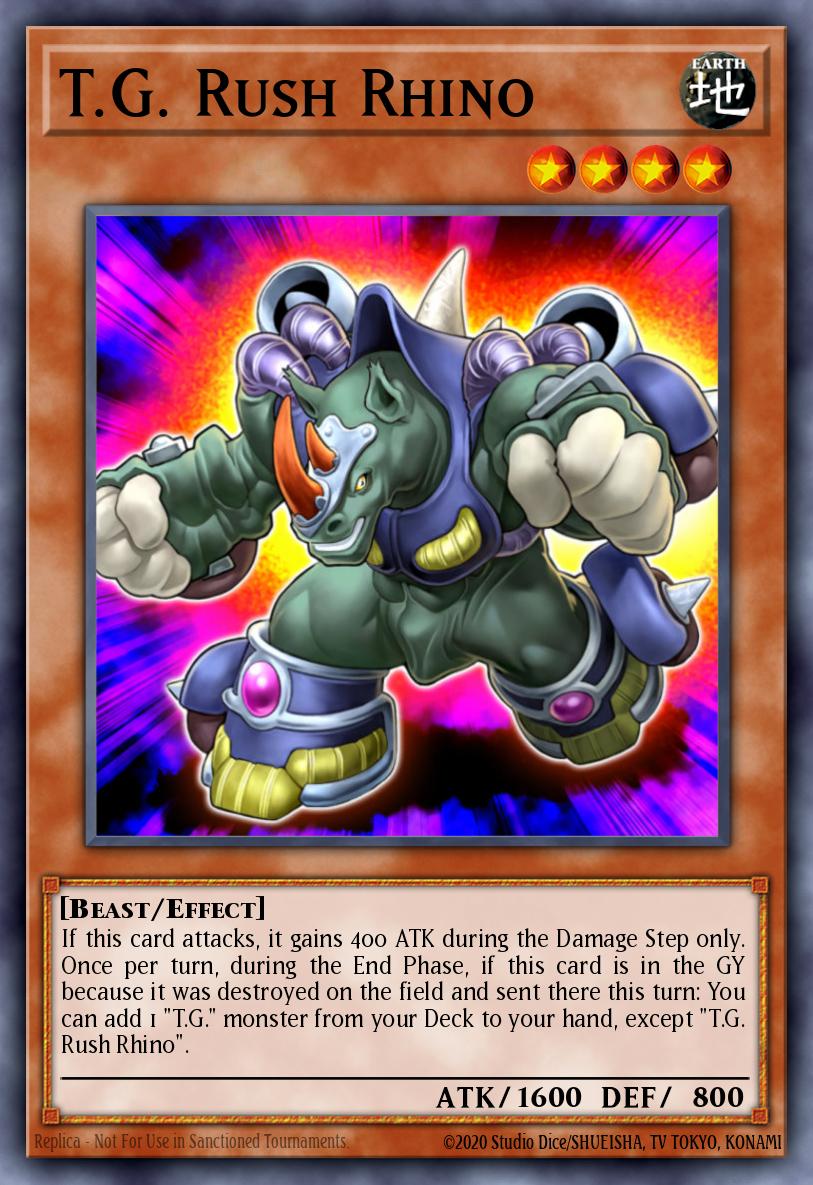 t.g. cards yugioh CR02-AE073 TG1-EM1 (N) TCG Corner player and collector. My T.G. Yugioh Deck Profile