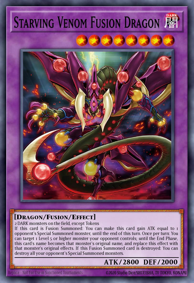 yugioh fusion dragon cards DUAD-EN036 * First of the Dragonlords * Super Rare * Duelist's Advance El Rincn del Duelista may be 1st or Unlimited Edition Starving Venom Fusion Dragon -