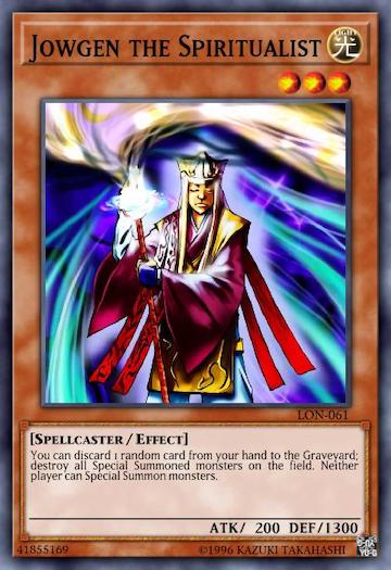 Jowgen the Spiritualist - Yu-Gi-Oh! Card - Format Library Jowgen the Spiritualist - Yu-Gi-Oh! Card - Format Library