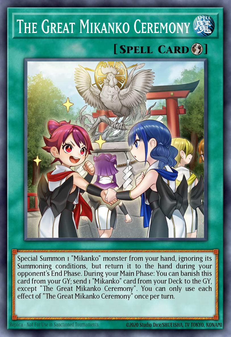 yugioh mikanko cards CR01-AE195 Purification Dance (N) – TCG Corner Super Rare Attack The Great Mikanko Ceremony -