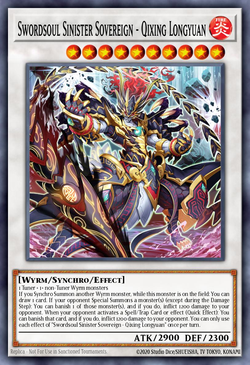 Swordsoul Sinister Sovereign - Qixing Longyuan - Yu-Gi-Oh! Card - Format  Library