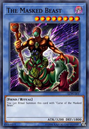 mask cards yugioh Change (RA04-EN142) may be 1st or Unlimited Edition The Masked Beast - Yu-Gi-Oh!