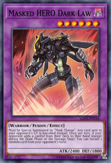 Masked HERO Dark Law - Yu-Gi-Oh! Card - Format Library