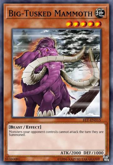 Big-Tusked Mammoth - Yu-Gi-Oh! Card - Format Library