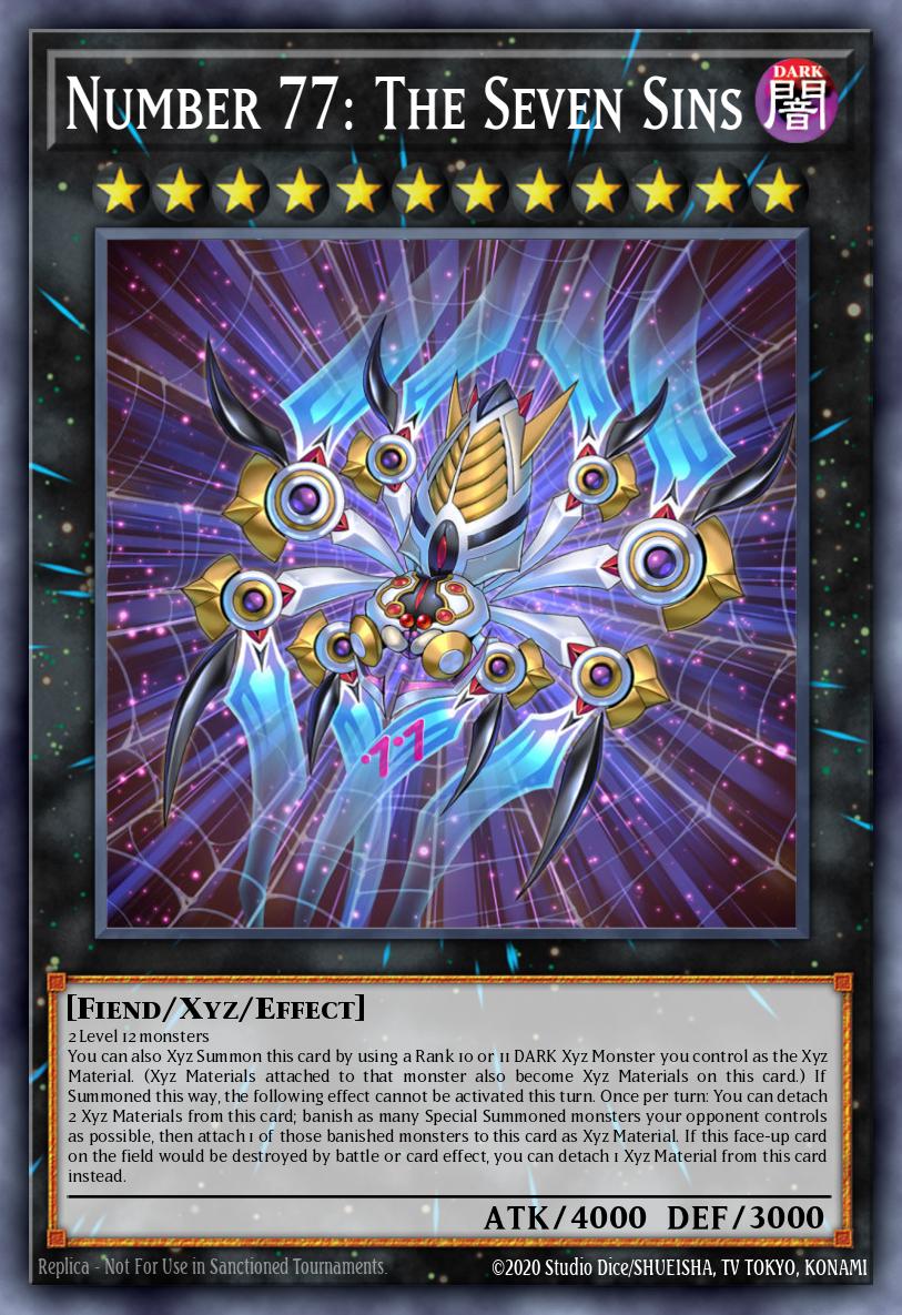 yugioh seven deadly sins deck Number 77: The Seven Sins - Yu-Gi-Oh! Card