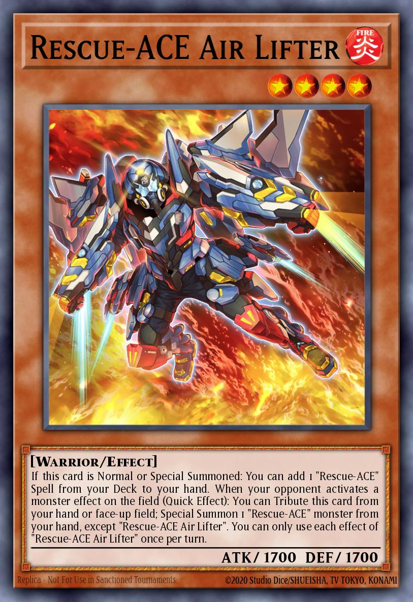 Rescue-ACE Air Lifter - Yu-Gi-Oh! Card - Format Library