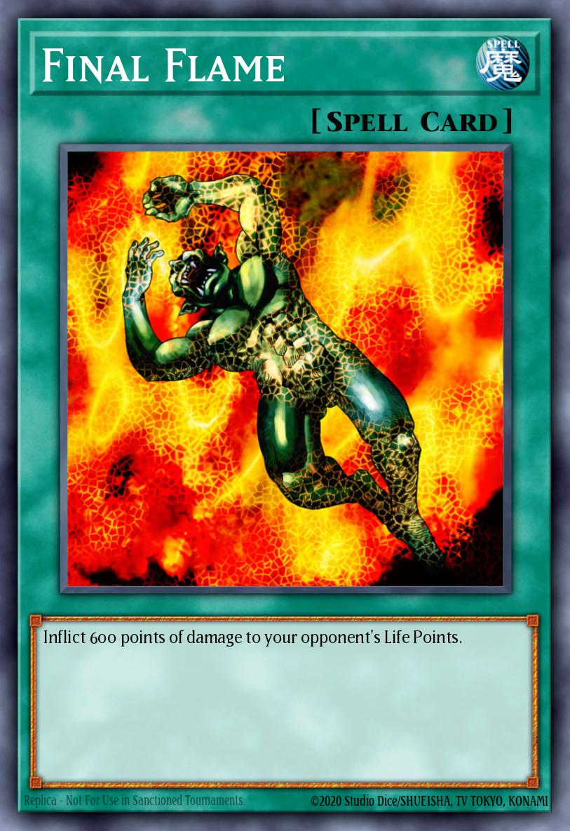 Final Flame - Yu-Gi-Oh! Card - Format Library