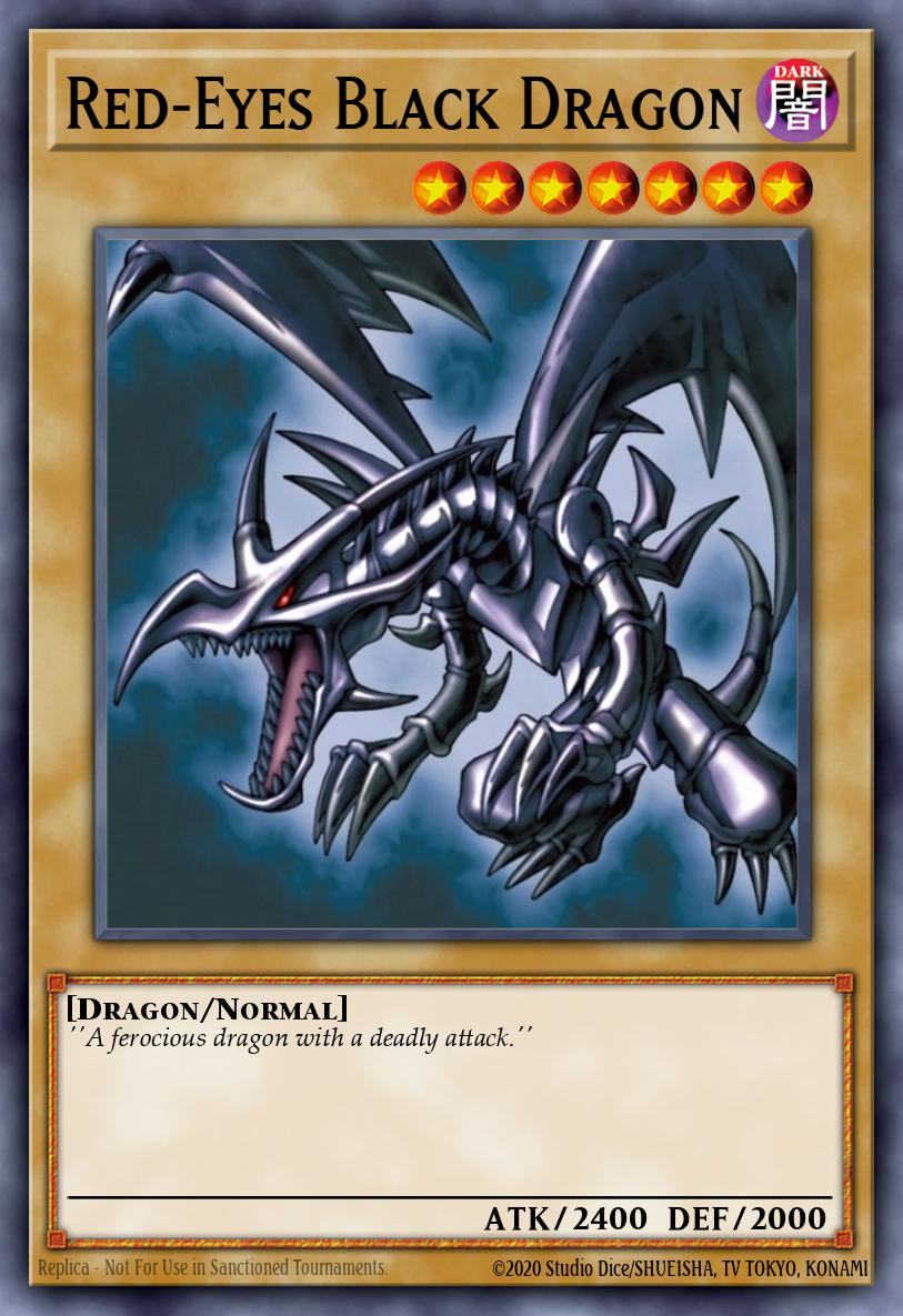 Red-Eyes Black Dragon - Yu-Gi-Oh! Card - Format Library