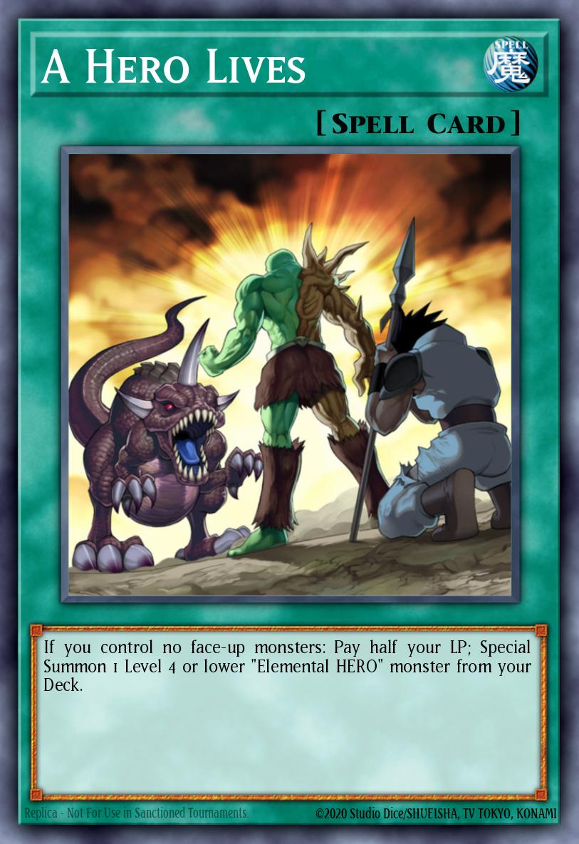 A Hero Lives - Yu-Gi-Oh! Card - Format Library