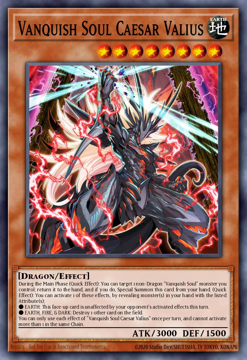 Vanquish Soul Caesar Valius - Yu-Gi-Oh! Card - Format Library