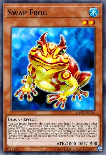 yugioh frog cards Yu-Gi-Oh! - Submarine (CRMS-EN087) - Crimson Crisis - Unlimited Edition Aqua/Fusion/Effect Level 8 Atk/2500 Def/2000 Des Frog + Des Frog + Des FrogA Fusion Summon of this card can only be conducted with the above Fusion Material Monsters Swap Frog - Yu-Gi-Oh! Card