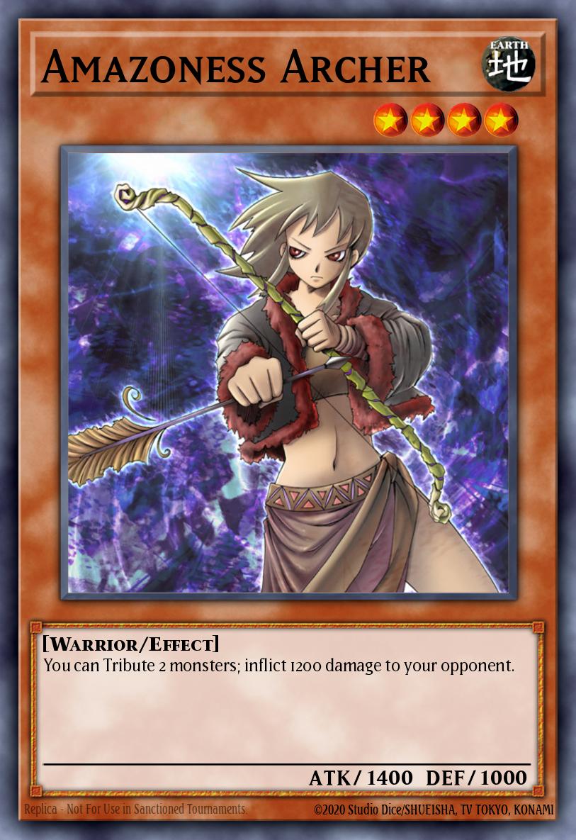 Amazoness Archer - Yu-Gi-Oh! Card