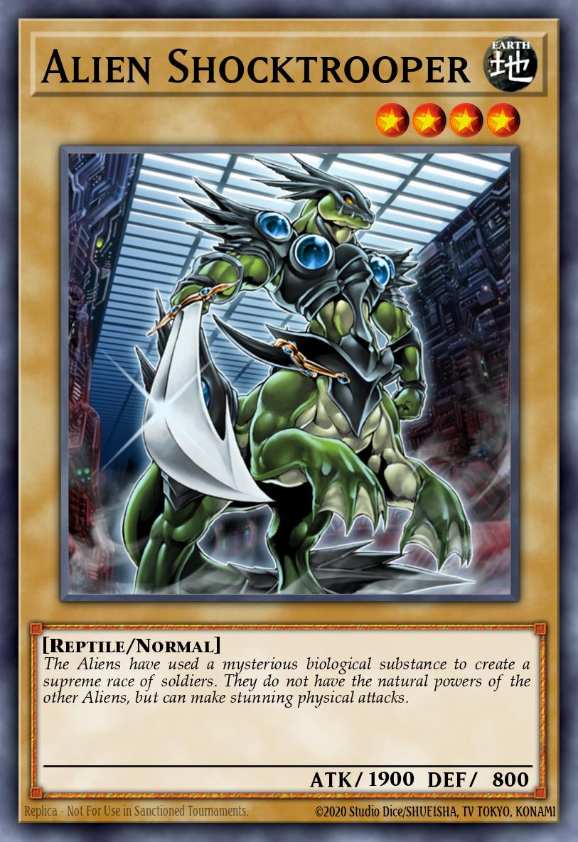 alien yugioh cards Alien Shocktrooper - Yu-Gi-Oh! Card