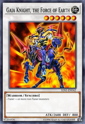 Gaia Knight, the Force of Earth - Yu-Gi-Oh! Card - Format Library