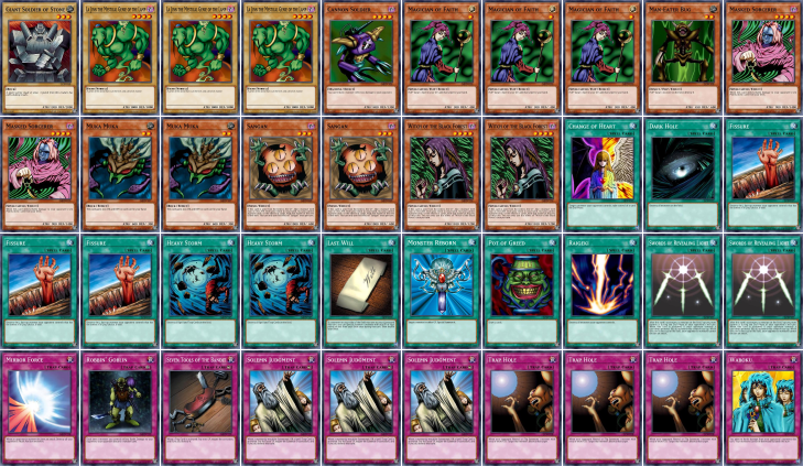 retro yugioh decks Orica 2 (Dark Magician BUJIN DECK HIGH RARITY